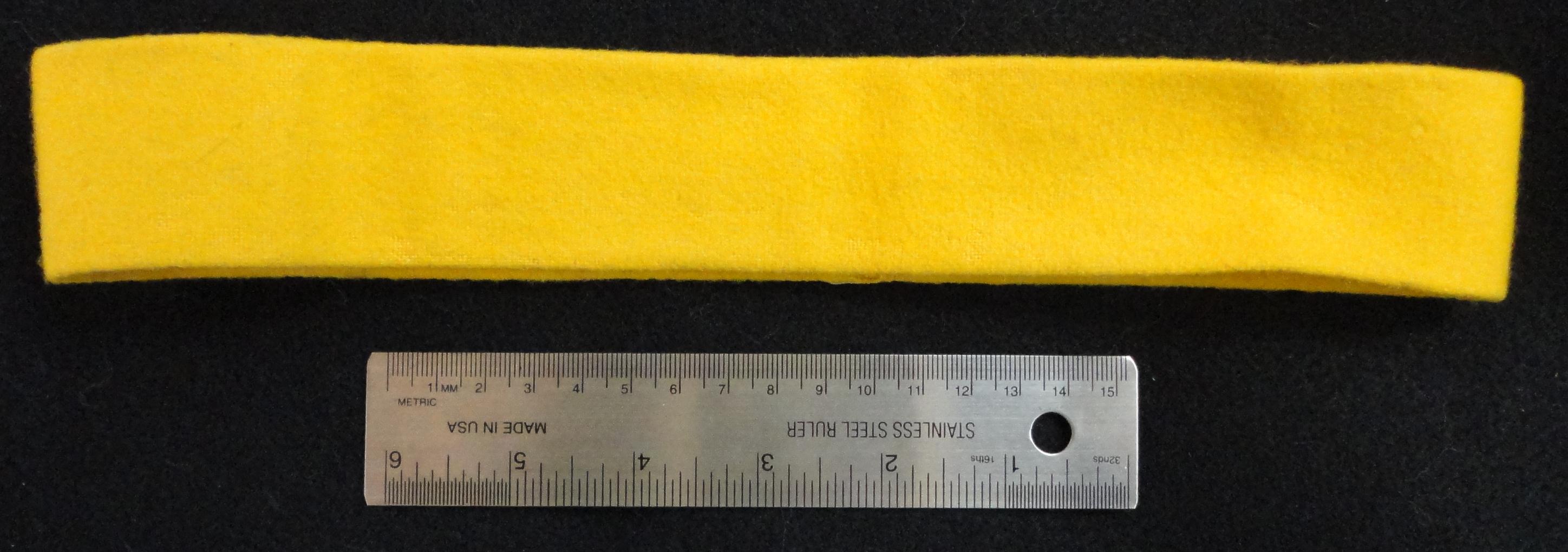 clothing yellow hatband